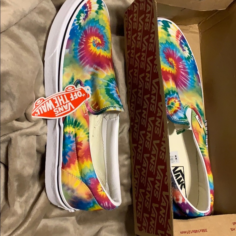 Classic Slip-on Vans multi color men’s size 13